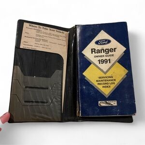 1991 Ford Ranger Owner Guide Manual Set w/ Case & Key Template OEM